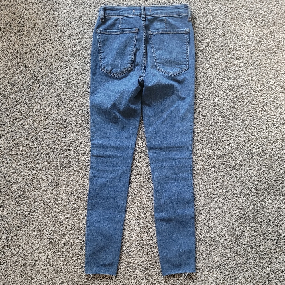 Free People Pintuck Skinny Jeans - Picture 2 of 6